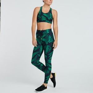 SOULCYCLE x The Upside Palm Print Yoga Sports Bra
